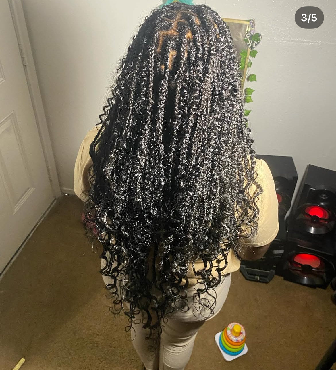 Boho Knotless Braids